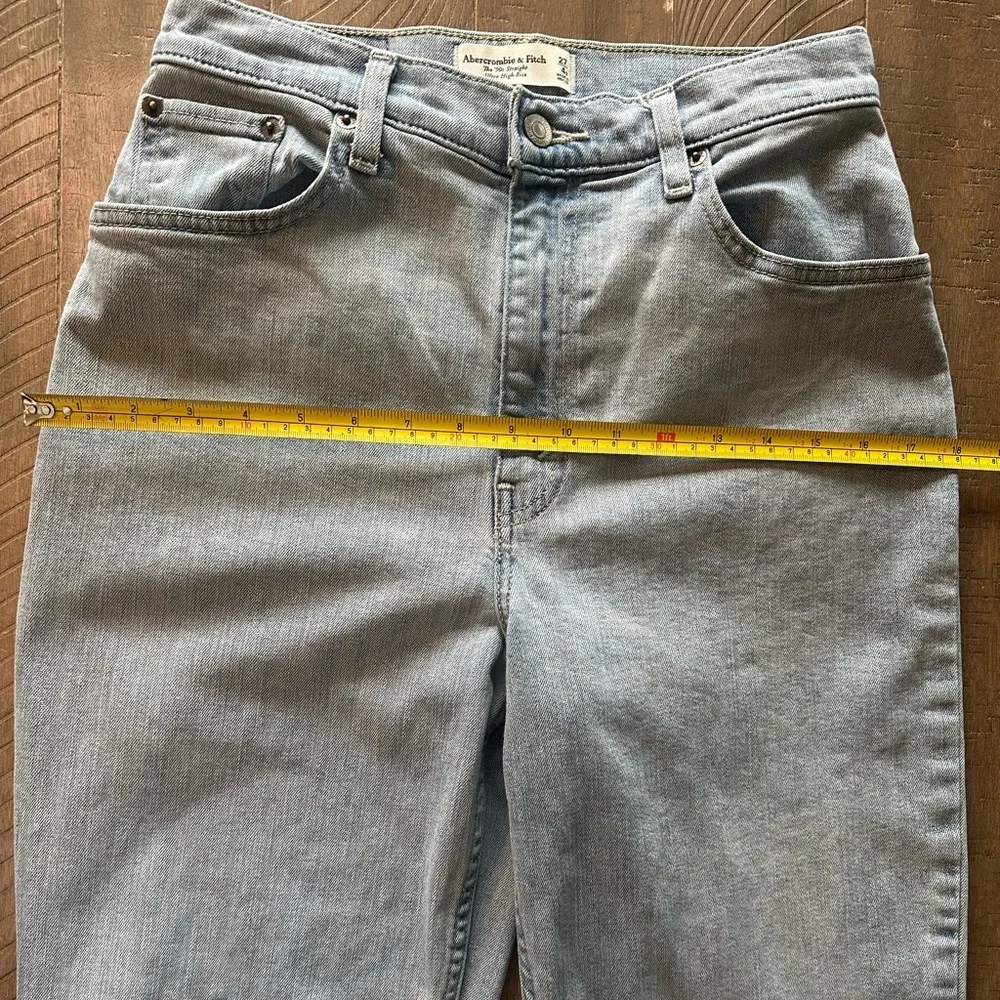 Abercrombie & Fitch 90’s Straight Ultra High Rise Curve Jeans size 4 / 27 - Picture 12 of 14